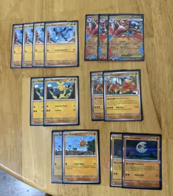 Mega Lucario Ex & Lunatone - Pokemon TCG - Custom Meta Deck - Image 1