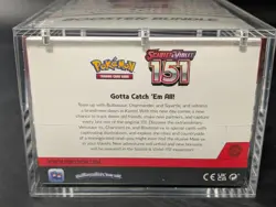 Pokemon 151 SV3.5 Booster Bundle Display Factory Sealed Case W/Acrylic Case - Image 3