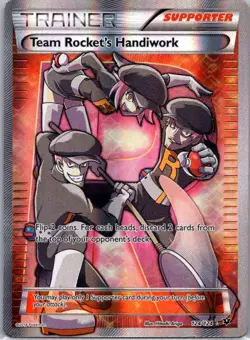 Pokemon TCG Team Rockets Handiwork 124/124 Fates Collide Holo MP - Image 1