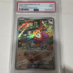 Pokemon TCG Fuecoco 201/193 Sv02 Paldea Evolved Illustration Rare Holo PSA 9 - Image 2