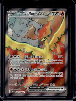 2025 Pokemon Destined Rivals Team Rocket's Moltres ex #208/182 - Image 1