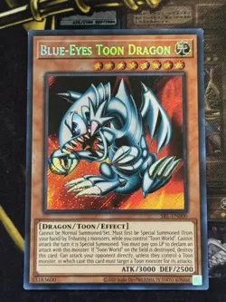 Blue-Eyes Toon Dragon SRL-EN000 Spell Ruler (25th Anniversary Edition) LP - Image 1
