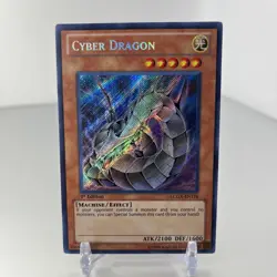 YUGIOH CYBER DRAGON SECRET RARE 1ST EDITION NM LCGX-EN176 - Image 1