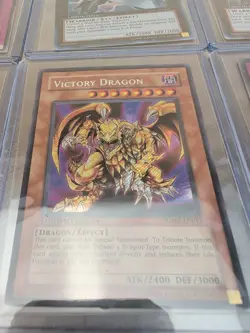 Yu-Gi-Oh card lot of 9 victory dragon, dark armed dragon, red eyes dragon +more - Image 4