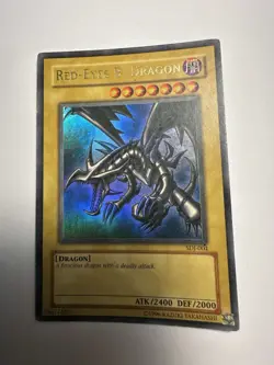 Yugioh! Red-Eyes B. Dragon SDJ-001 TCG 1996 - Image 1