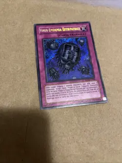 Yu-Gi-Oh Italian Eradicator Epidemic Virus FOTB Secret Rare LP Unlimited - Image 1