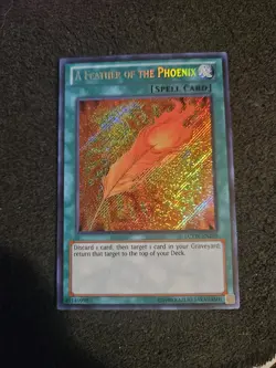 A Feather of the Phoenix - LCYW-EN280 - Secret Rare (NM) - Yugioh - Image 1
