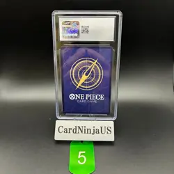 CGC 10 GEM MINT Nami P P-112 Promo Pirates Party One Piece Card Game Japanese 5 - Image 2