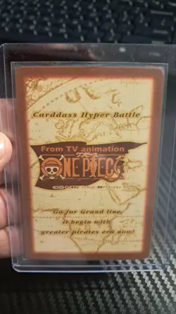 BANDAI One Piece Hyper Battle C114 ZORO HOLO FOIL SCARCE EARLY CARD VINTAGE - Image 2