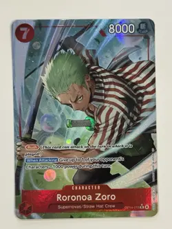 Roronoa Zoro - OP14-015 (Alternate Art) OP14-015 The Azure Sea's Seven Foil - Image 1