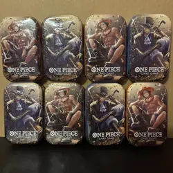 One Piece Tin Pack Set Vol.2 Op-13 Lot Of 8 *Sealed in Hand* Fast Shipping! - Image 1