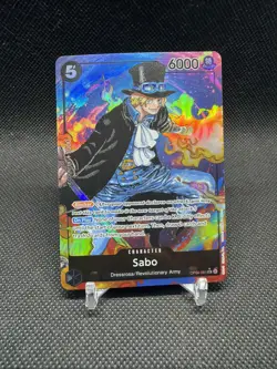 One Piece Sabo Alternate Art OP04-083 Kingdoms of Intrigue Parallel - Image 3