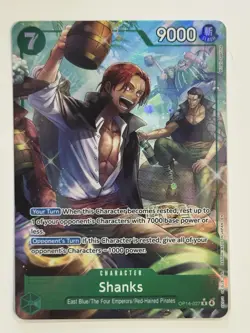 Shanks (Alternate Art) OP14-027 The Azure Sea's Seven Foil - Image 1