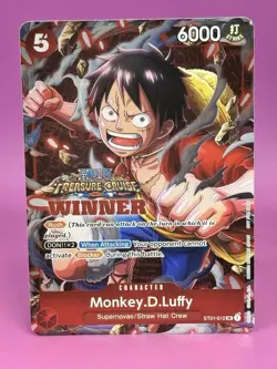 Monkey D. Luffy ST01-012 SR - Winner Pack Vol. 5 Treasure Cruise One Piece Eng - Image 1