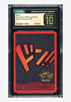 One Piece CGC 10 PRISTINE Don!! Promo 2026 3RD Anniversary Set Japanese - Image 1