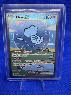 Mew EX 232/091 Bubble Mew Holo Card Sv: Paldean Fates Sir Near Mint NM Condition - Image 1