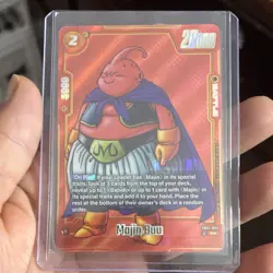 Bandai Dragon Ball Super Card Game Battle R+ Foil Majin Buu SB01-033 - Image 1