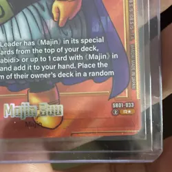 Bandai Dragon Ball Super Card Game Battle R+ Foil Majin Buu SB01-033 - Image 5