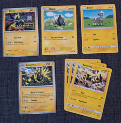Blitzle (3x) & Zebstrika (4x) - Pokemon Cards mini-set - Image 1