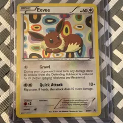 Pokemon Eevee BW94 Black & White Black Star Promo Holo Basic 2013 Card HP 60 - Image 1