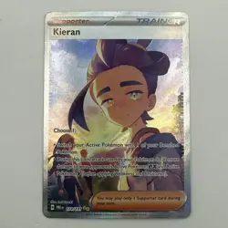 Kieran 174/131 SIR Prismatic Evolutions Pokemon Card NM - Image 1
