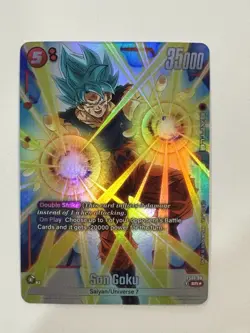 Son Goku FS01-08 SR Alternate Art DRAGON BALL SUPER Card Game Fusion World NM/M - Image 1