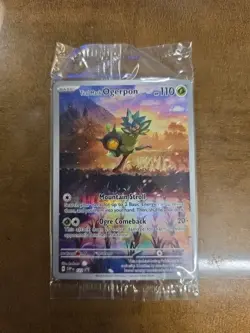 Teal Mask Ogerpon 123 SV: Scarlet & Violet Promo Cards Promo SEALED with divider - Image 1