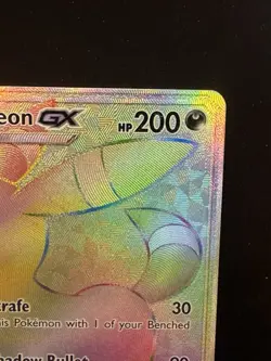 Pokemon TCG Umbreon GX 154/149 Secret Rare Rainbow Holo Card Sun & Moon Base - Image 3