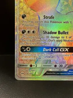 Pokemon TCG Umbreon GX 154/149 Secret Rare Rainbow Holo Card Sun & Moon Base - Image 5