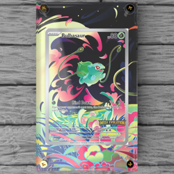 Bulbasaur 134/132 Extended Art Pokemon Display Case (CARD NOT INCLUDED) - Image 1