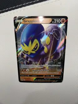Pokemon Card Grapploct V Ultra Rare Full Art Holo Champions Path 032/073 TCG - Image 3