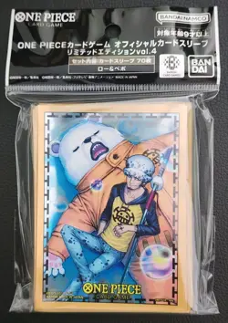 Law & Bepo 70 Sleeves Japanese One Piece Card Game Official Vol.4 Limited Ed. - Image 1