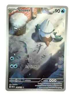 Pokemon Card TCG - Snover 140/132 Illustration Rare Mega Evolution Near Mint - Image 1