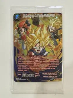 dragon ball super card game SS Goku Pan Trunks SPR Holo BT17-009 30000 - Image 1