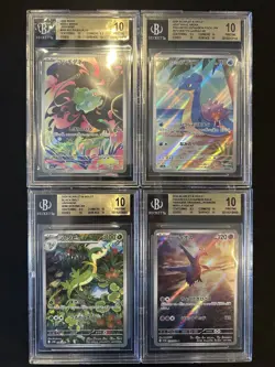 BGS 10 GOLD Pokemon Card 151 Japanese Ar Art Rare 4Card Set Bulk Charizard CHR - Image 1