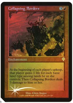 Magic the Gathering COLLAPSING BORDERS #141/350 Invasion Red Foil Rare 2000 NM - Image 1
