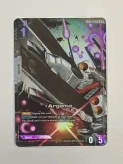 Gundam Card Game Argama GD02-129 R+ Alt Art Dual Impact - Image 1