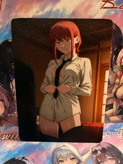 Matte Beautiful Waifu Handmade Card Goddess Story CCG Anime Double Sided - Image 1
