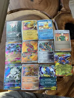 Pokemon Card Lot (11) - Phantasmal Flames Mega Charizard X Ex Psyduck - Image 1