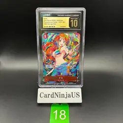 CGC 10 PRISTINE Nami C ST01-007 PROMO THE BEST Storage Box Set One Piece Card 18 - Image 1