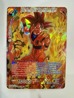 SSG Son Goku Magnificent Might SPR BT17-138 Foil Dragon Ball Super Card Game NM - Image 1