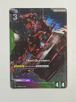 Gundam Card Game Red Gundam (R+) - Dual Impact (GD02) - Image 1