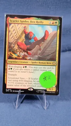Scarlet Spider Ben Reilly NM 142 Rare Marvel's Spider-Man MTG ** - Image 3