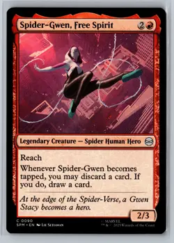 Spider-Gwen, Free Spirit Marvel's Spider-Man 90 Common - Image 1