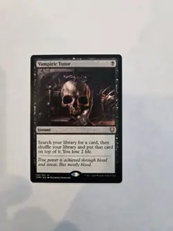 Magic: The Gathering Vampiric Tutor Commander Legends Mythic Instant 156/361. NM - Image 1