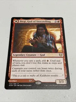 Birgi, God of Storytelling Kaldheim Regular - Image 1