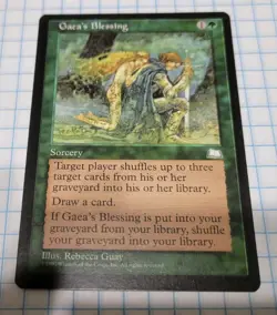 Gaea's Blessing (REGULAR) x1 - MTG Weatherlight WTH #129 - Image 1