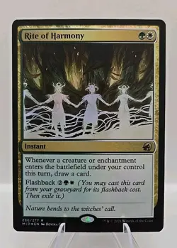 Rite of Harmony MTG Innistrad: Midnight Hunt Foil - Image 1