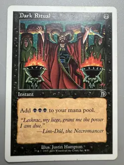 Dark Ritual #4 Deckmaster Magic The Gathering MTG - Image 1