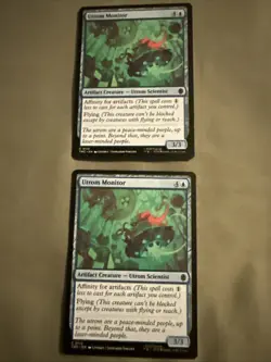 2x Utrom Monitor X2 Commander Teenage Mutant Ninja Turtles MTG Tmnt Tmc 113 - Image 1